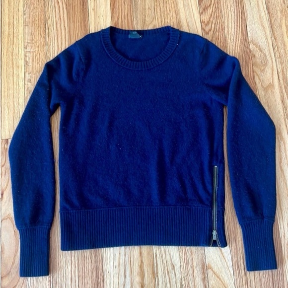 Club Monaco Tops - Club monaco blue Sweater with closures on the sides size small